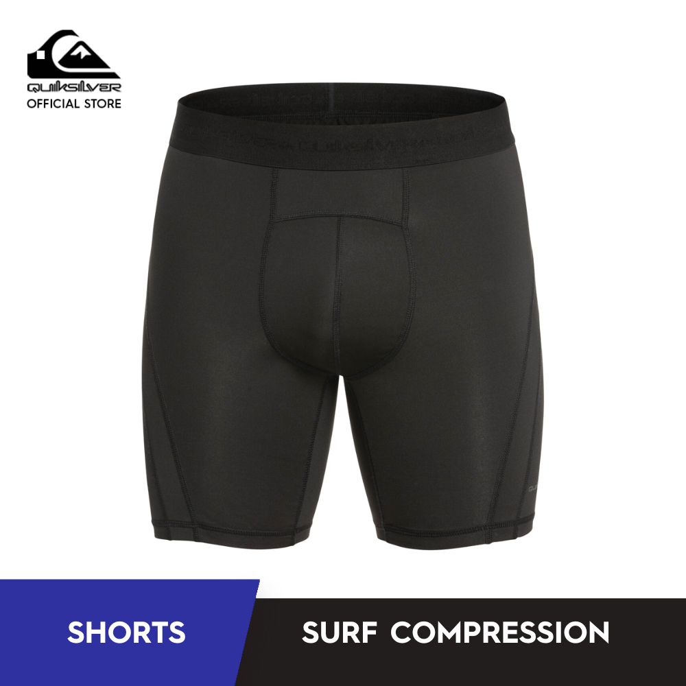 Quiksilver Surf Compression Short Swim Briefs - Black