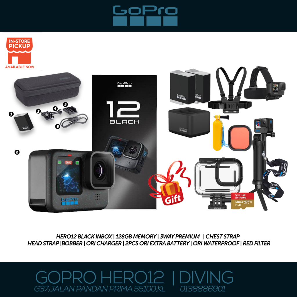 [NEW READY STOCK] Gopro Hero 12 Black | Shopee Malaysia