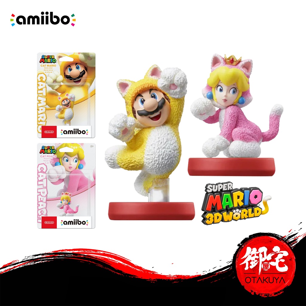 Mario 3d deals world amiibo