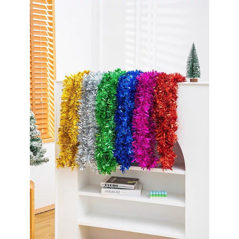 Christmas Deco 120CM LONG Christmas Tinsel Decoration Tree Ribbon ...
