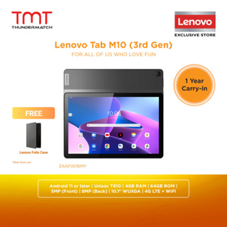 Lenovo Tab M10 Plus (3rd Gen) - 2022 - Long Battery Life - 10 FHD - Front  & Rear 8MP Camera - 4GB Memory - 64GB Storage - Android 12 or Later, Gray 