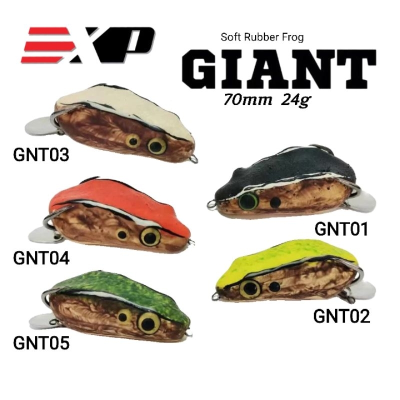 EXP GIANT SOFT RUBBER FROG 70MM/24G