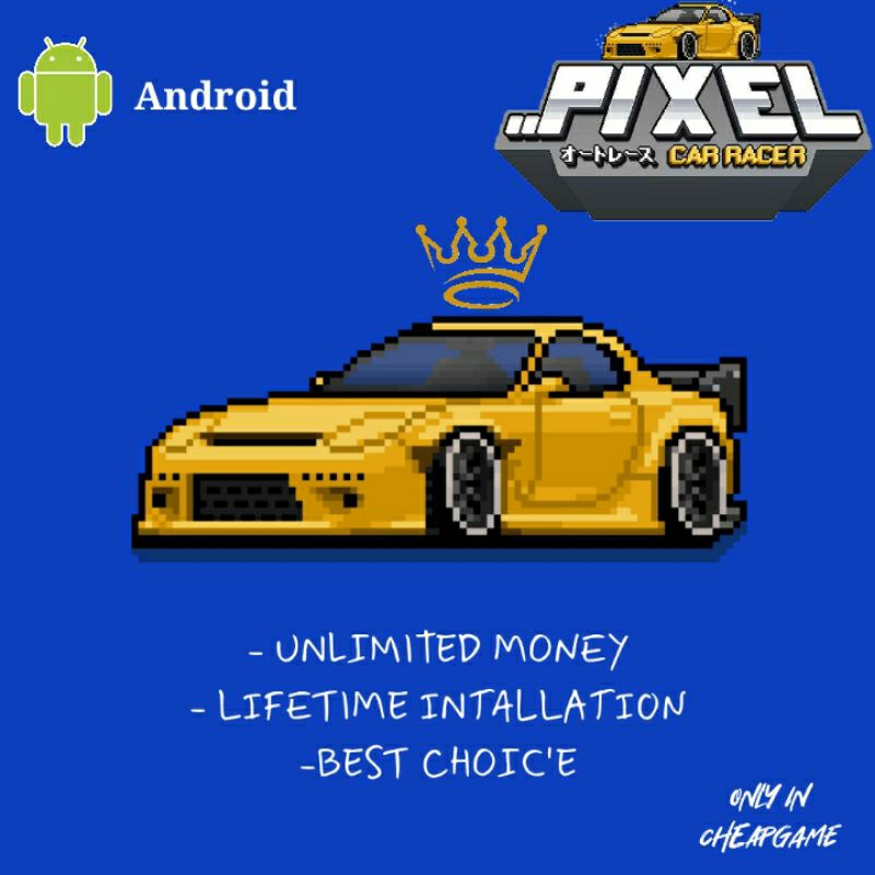 PIXEL CAR RACER (UNLIMITED MONEY/LIFETIME INTALLATION) Shopee Malaysia