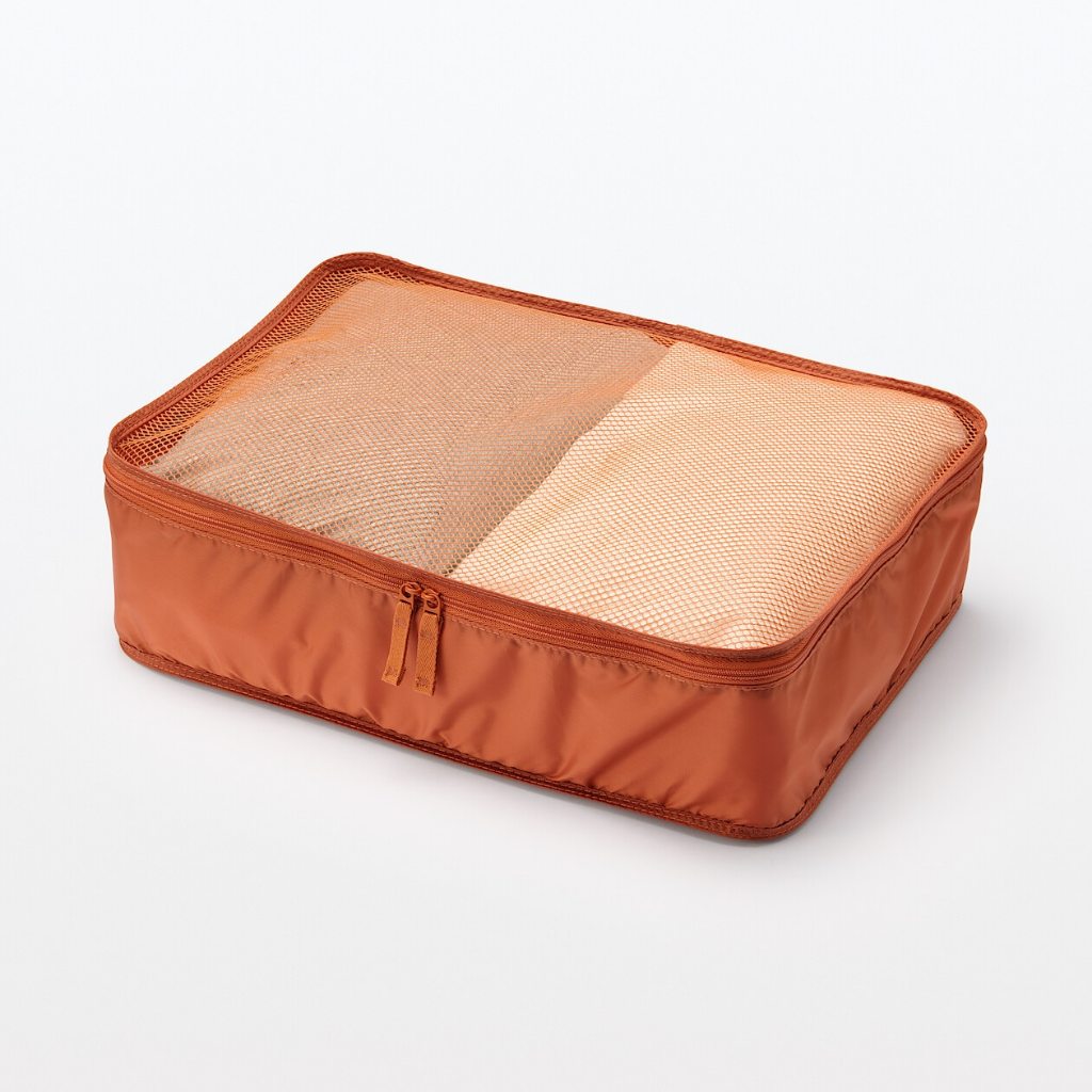 MUJI Polyester Gusset Case (M) Luggage Organizer