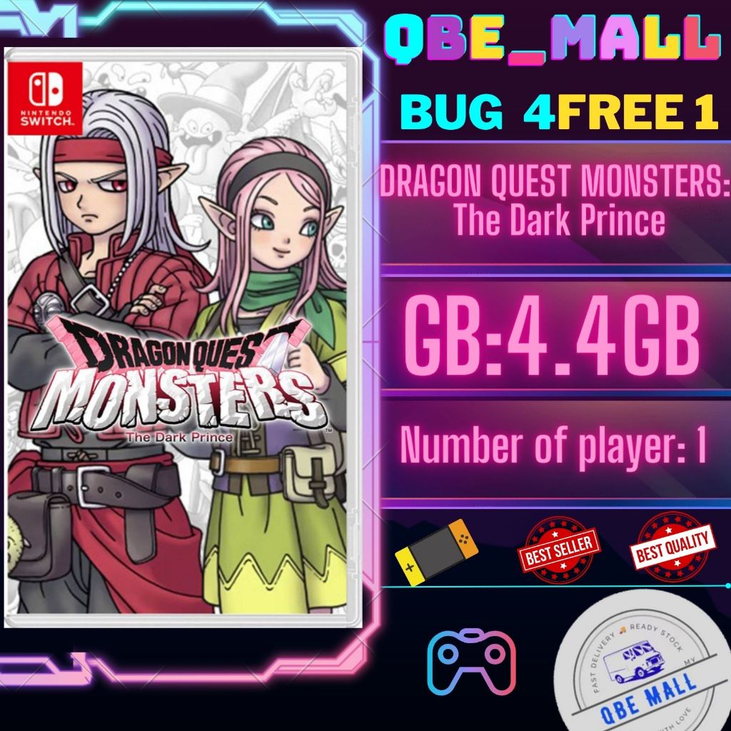 DRAGON QUEST MONSTERS: The Dark Prince勇者斗恶龙 怪物仙境3(Nintendo switch ...