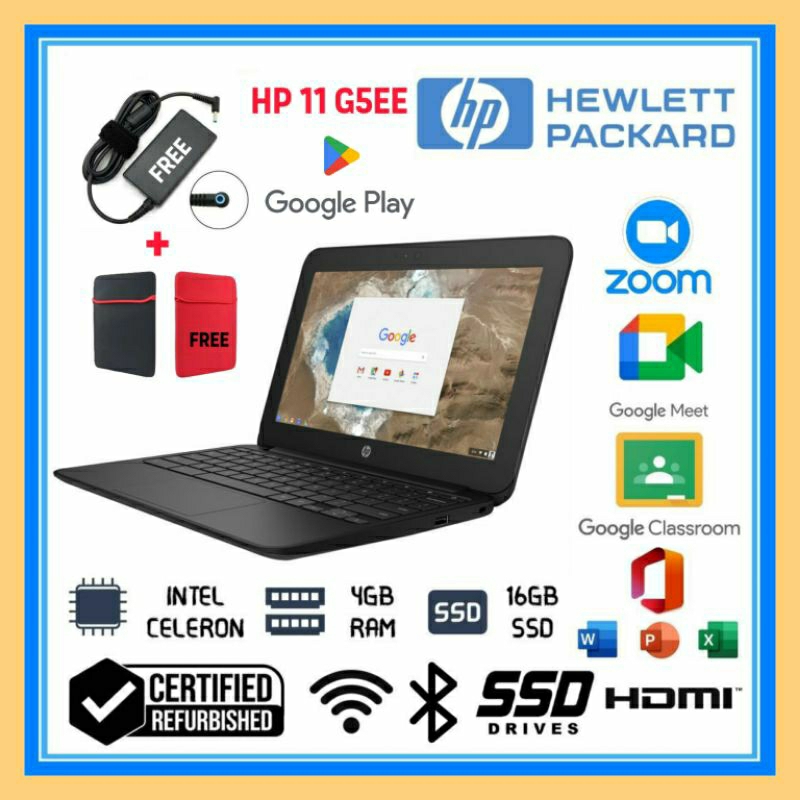 [SUPER SALE] Hp Chromebook 11 G5 Ee 11.6 Lcd Chromebook - Dual-core (2 ...