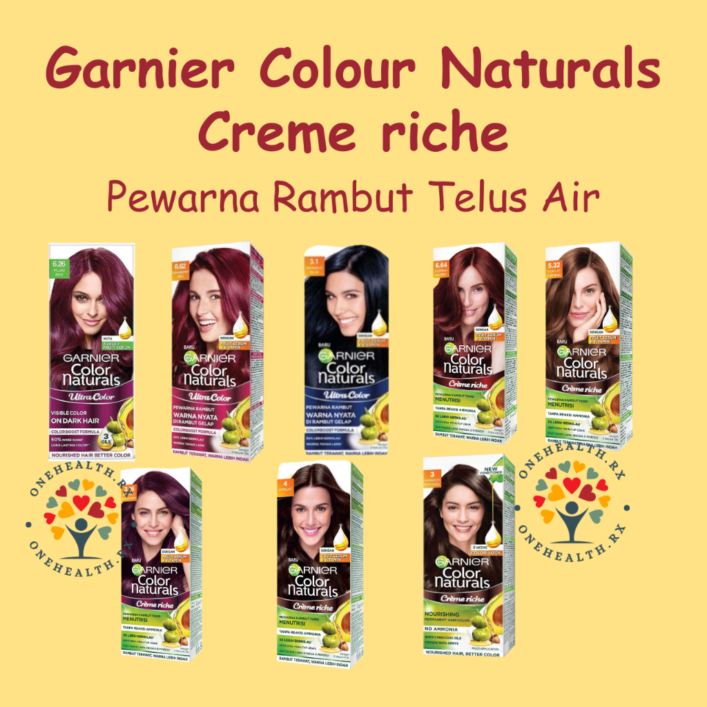 [CLEARANCE !!!] GARNIER Natural Hair Colour Creme Riche Hair Dye 50ml