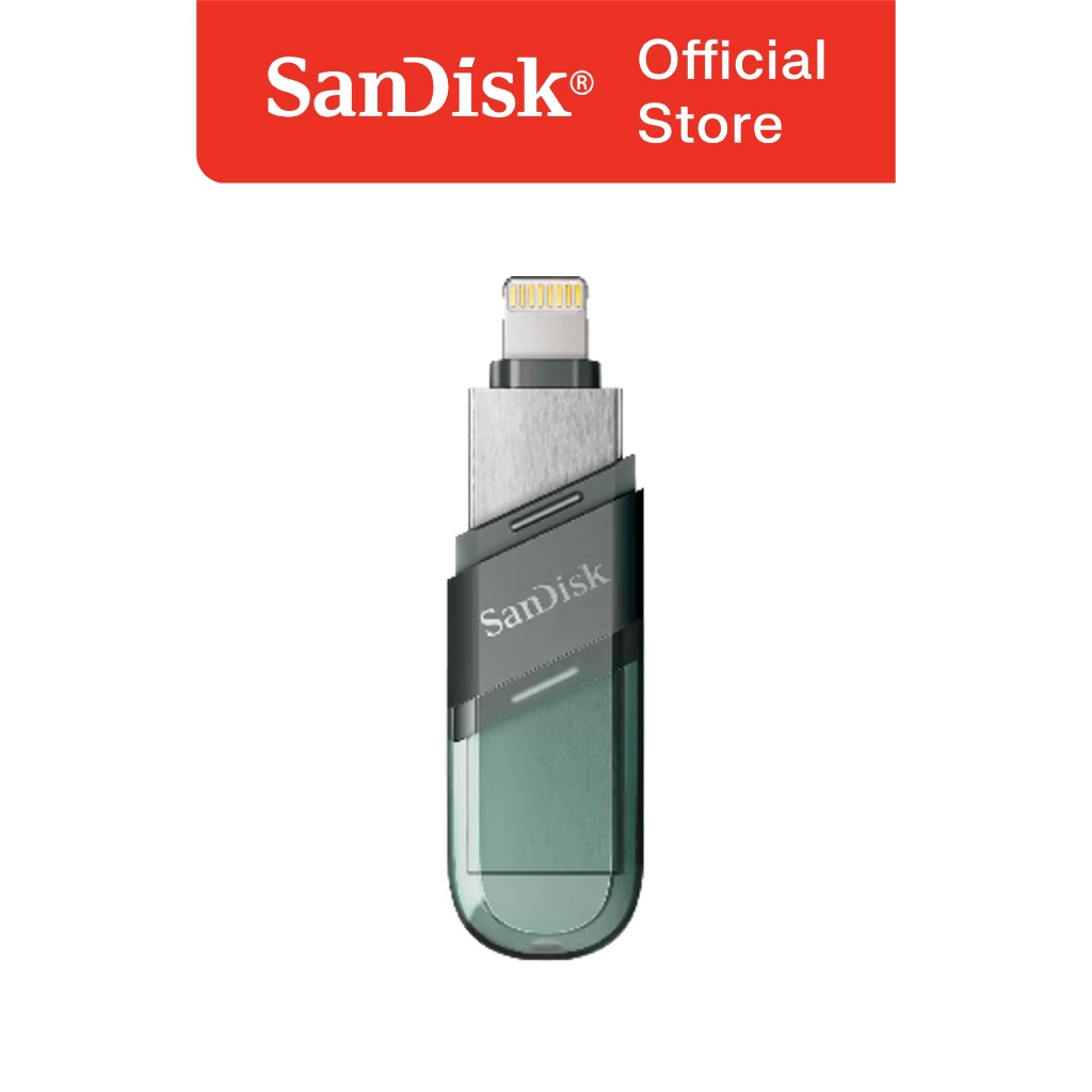 SanDisk iXpand Flash Drive Flip 128GB 256GB Lightning iPhone
