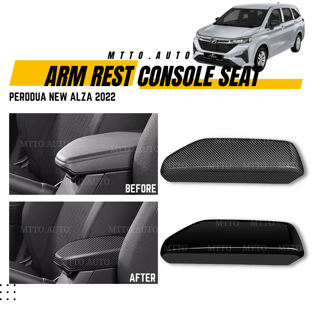 MTTO Perodua New Alza 2022 Interior Car Arm Rest Console Seat Box Frame ...