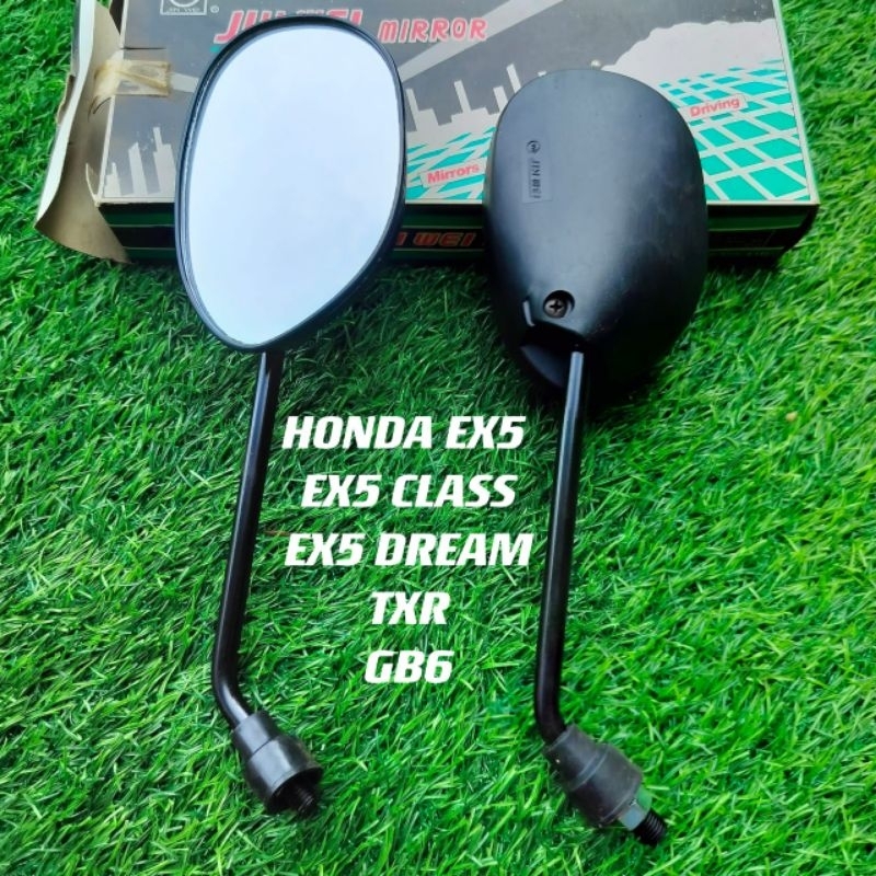 (Clear Stok Lama) 1 SET SIDE MIRROR UNTUK Honda EX5, EX5 CLASS, DREAM