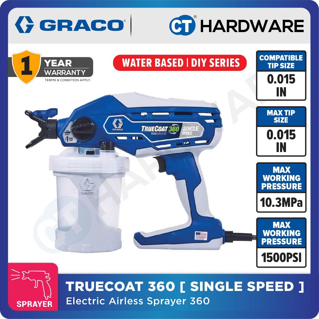 Graco truecoat 360 dsp airless 2024 paint sprayer