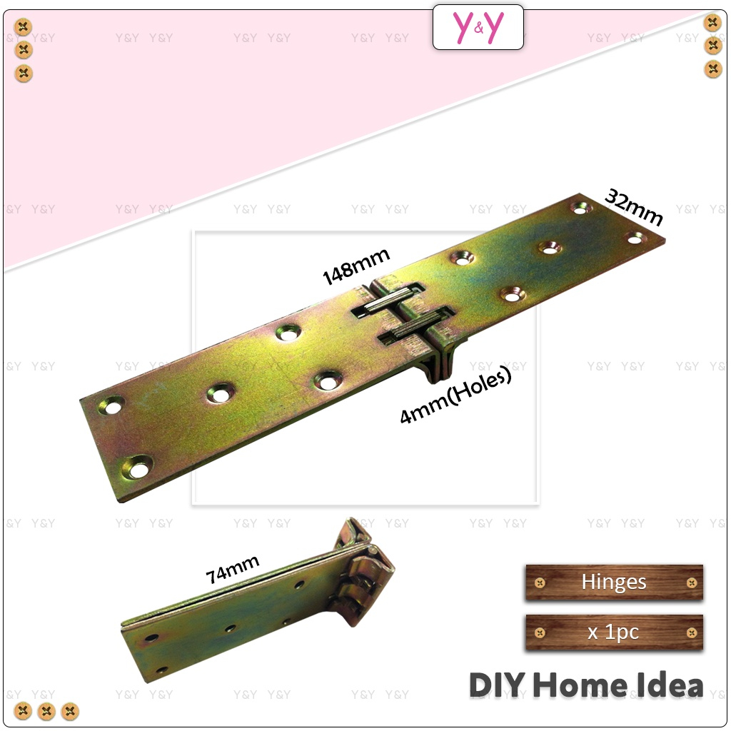 Y&Y Eco Wood Table Top Hinge / Furniture Hinge / Butterfly Hinge