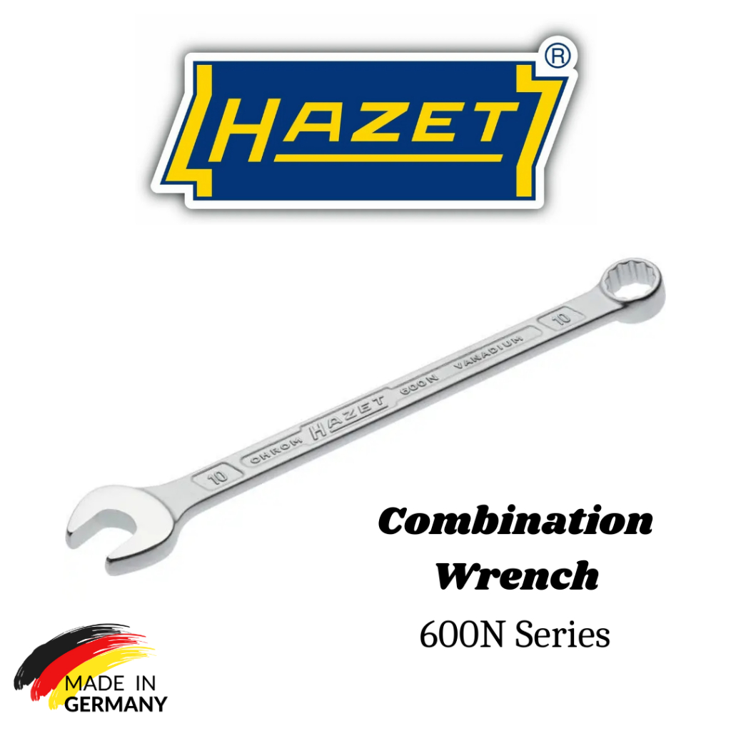 HAZET Combination Wrench Spanner 7mm to 18mm 600N Shopee Malaysia