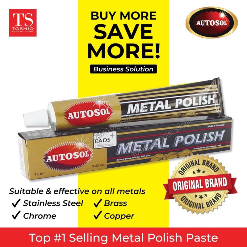 [100% Original] Autosol Metal Polish 75ml (Made in Germany) | Shopee ...