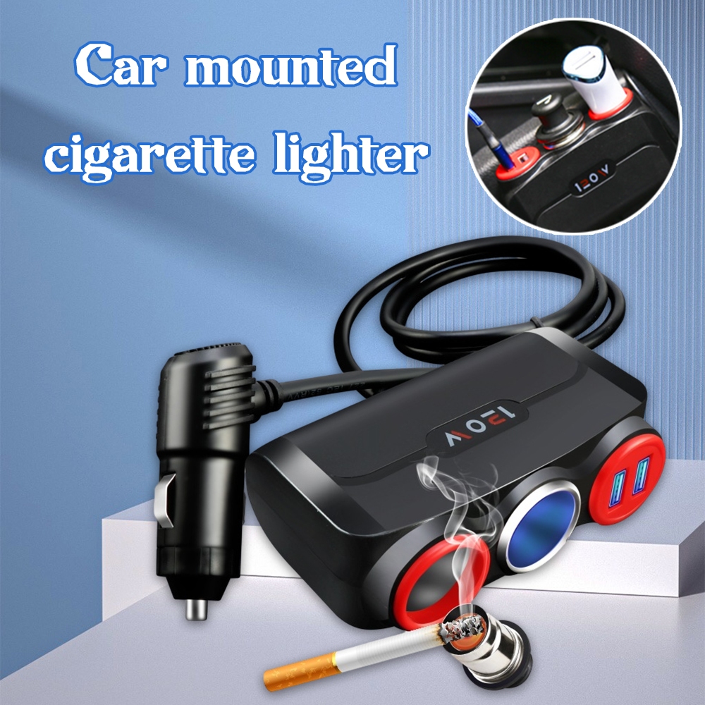 5-in-1 Rhundo RS-20 3-way Car Cigarette Lighter Splitter/Adapter