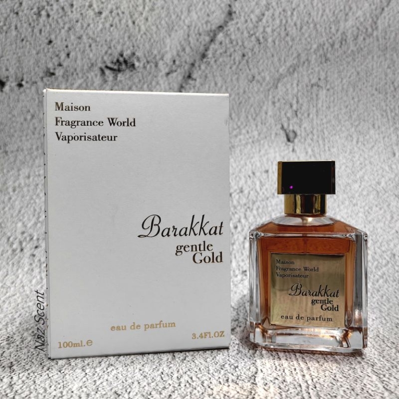 Barakkat Gentle Gold Fragrance World EDP Decant / Sample 5ml & 10ml (Dupe MFK Gentle Fluidity