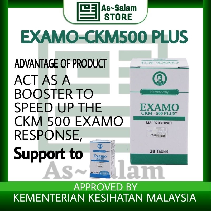 Examo Set Keluarga EXAMO CKM500 Staminex Matematik Sains Otot Sendi Ibu ...