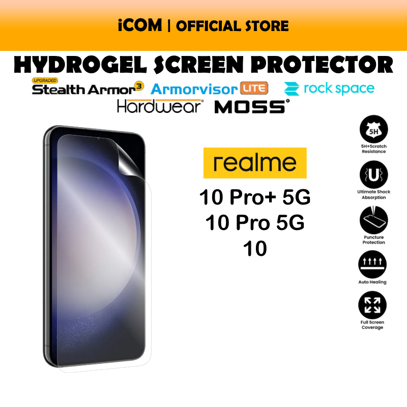 Rock Space Hydrogel Screen Protector for Realme 10 Pro Plus/10 Pro/10