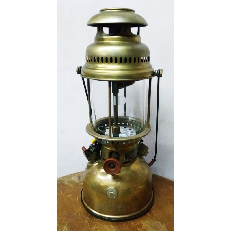 Aida Express Pressure Lantern Brass Kerosene Lampu Pam Antik Tembaga Minyak Tanah Gaslin