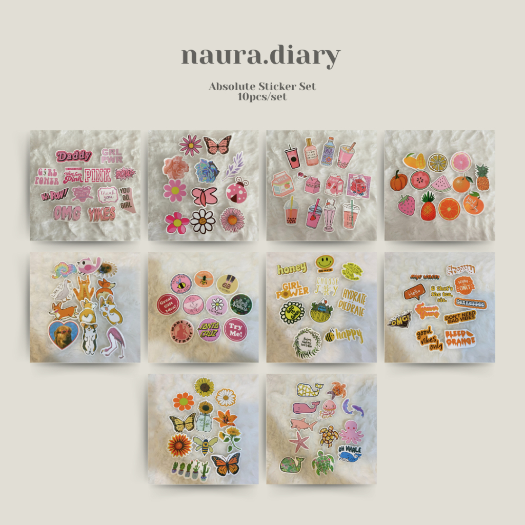 Absolute Sticker Set (10pcs/Set) | Shopee Malaysia