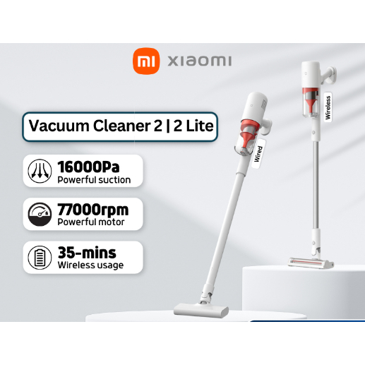 Xiaomi Mijia Vacuum Cleaner 2 / 2 Lite Wireless 16000Pa / Powerful ...