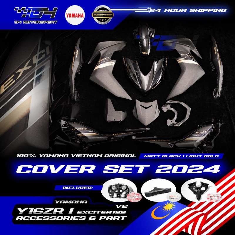 Y16ZR ABS Exciter 155 Ready Stock Cover Set V2 Body Cover Convert