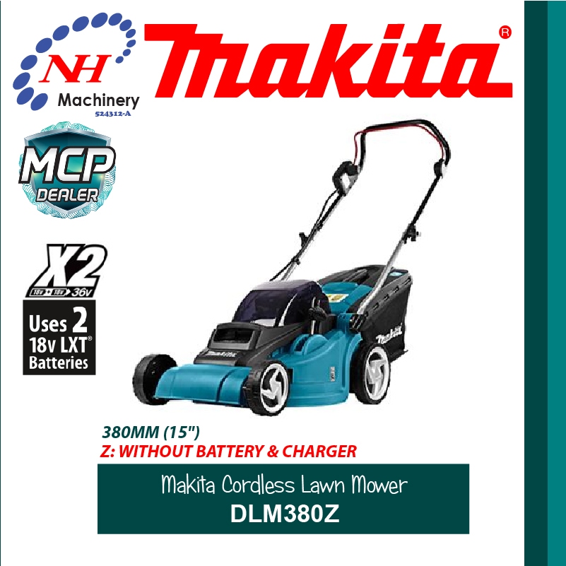 Makita dlm380z cordless 36v lawn online mower