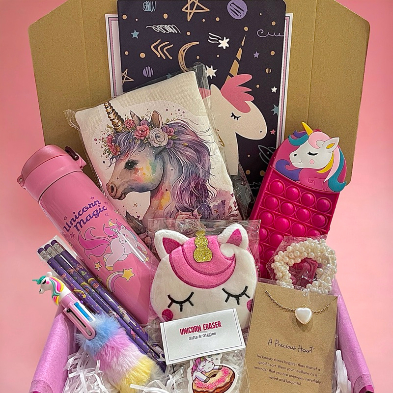 [Ready Stock] Unicorn gift set for Girls | Set Hadiah Unicorn untuk ...