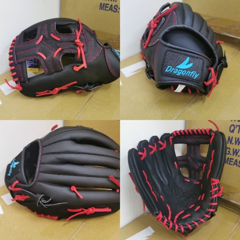 Dragonfly Leather Softball Glove 12.5" LHT FOC SYNTHETIC BALL Shopee