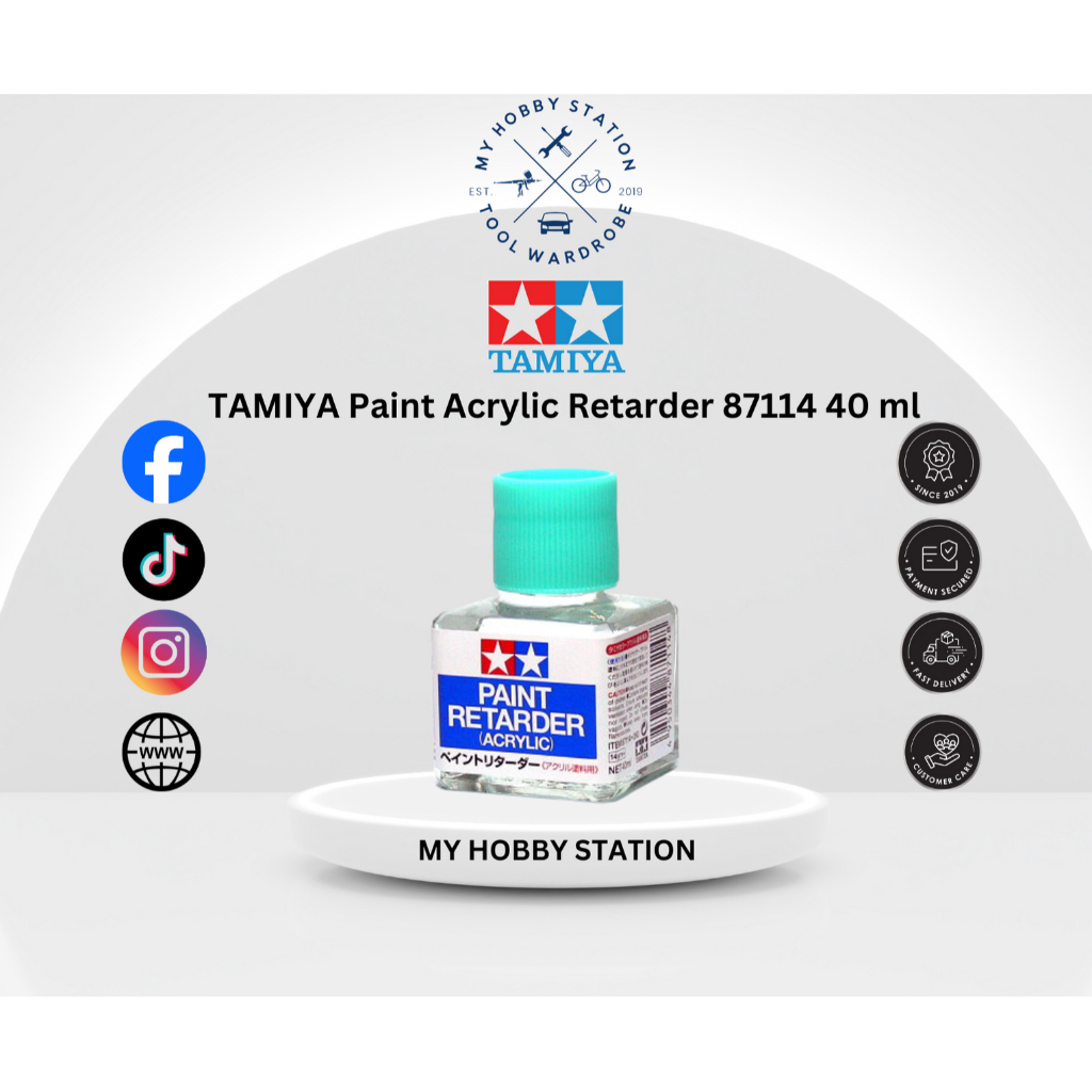 Tamiya Paint Acrylic Retarder 87114 40 ml Shopee Malaysia