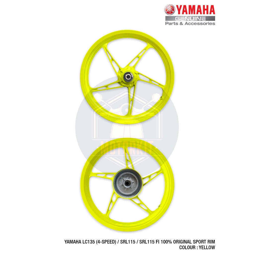 YAMAHA LC135 4S 135LC 4 SPEED LC 135 100% ORIGINAL SPORT RIM 1S8-F5168 ...