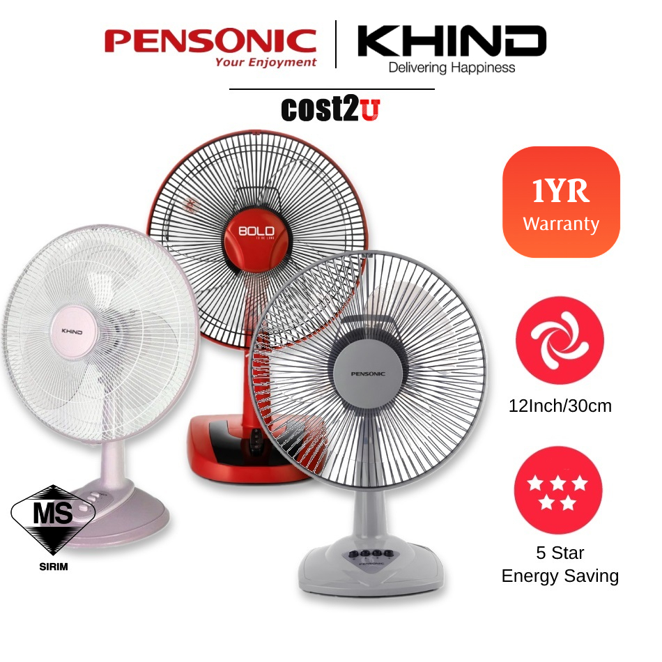 Pensonic Cm Table Fan Pf Pf A Tf Se Kipas