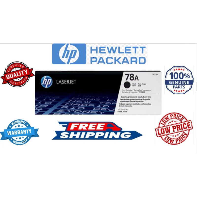 GENUINE HP CE278A TONER CARTRIDGE | Shopee Malaysia