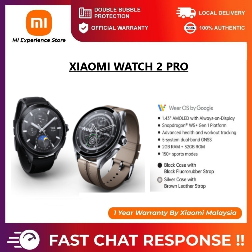 Xiaomi Watch 2 pro Wear OS by Google Shopee Malaysia