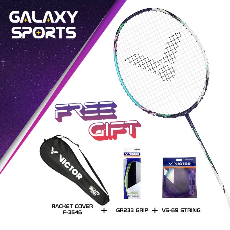 VICTOR Auraspeed Hypersonic B Badminton Racket ARS-HS | Shopee Malaysia