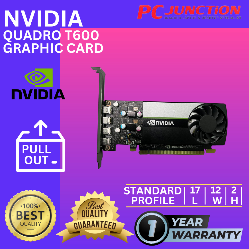 NVIDIA QUADRO T600 GRAPHIC CARDS - 4GB DDR6 | Shopee Malaysia