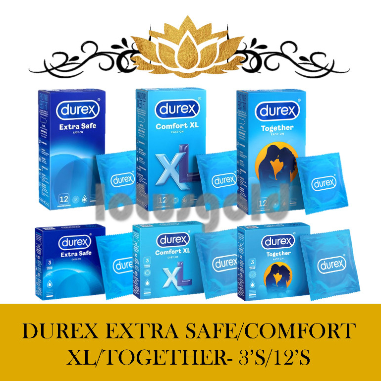 Durex Comfort XL Condoms 12's [For man] Basic, Large size 56mm