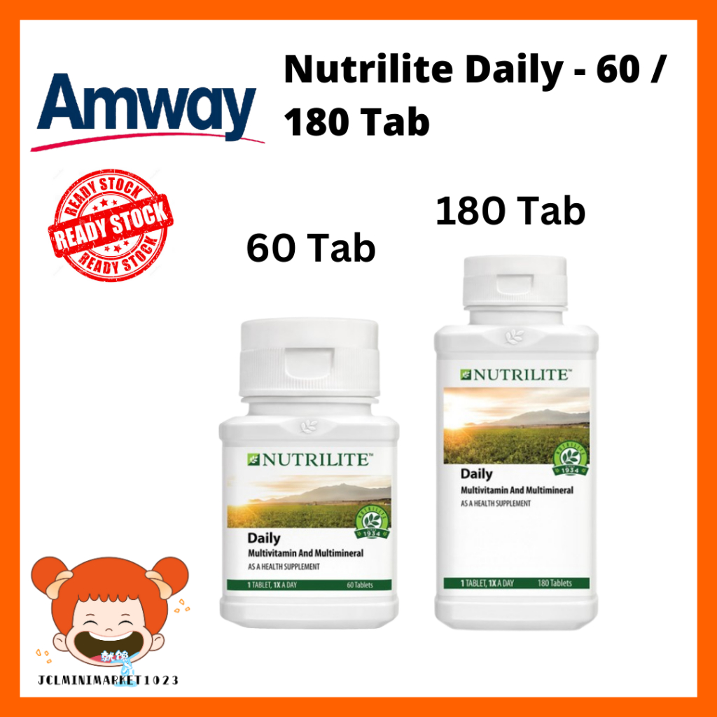 🔥READY STOCK🔥Amway - Nutrilite Daily - 60 Tab / 180 Tab | Shopee Malaysia