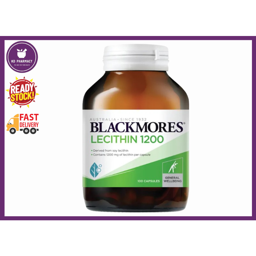 BLACKMORES Lecithin 1200mg 100Capsules [Reduce clogging in milk duct