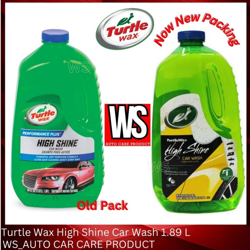 Turtle Wax High Shine Car Wash Shampoo 1.89L | Shopee Malaysia