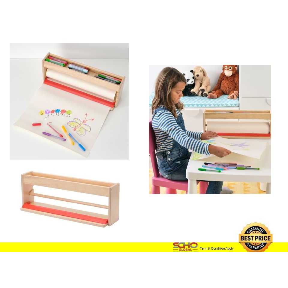 IKEAMÅLA Paper roll holder with storage (FIT FOR MALA DRAWING PAPER