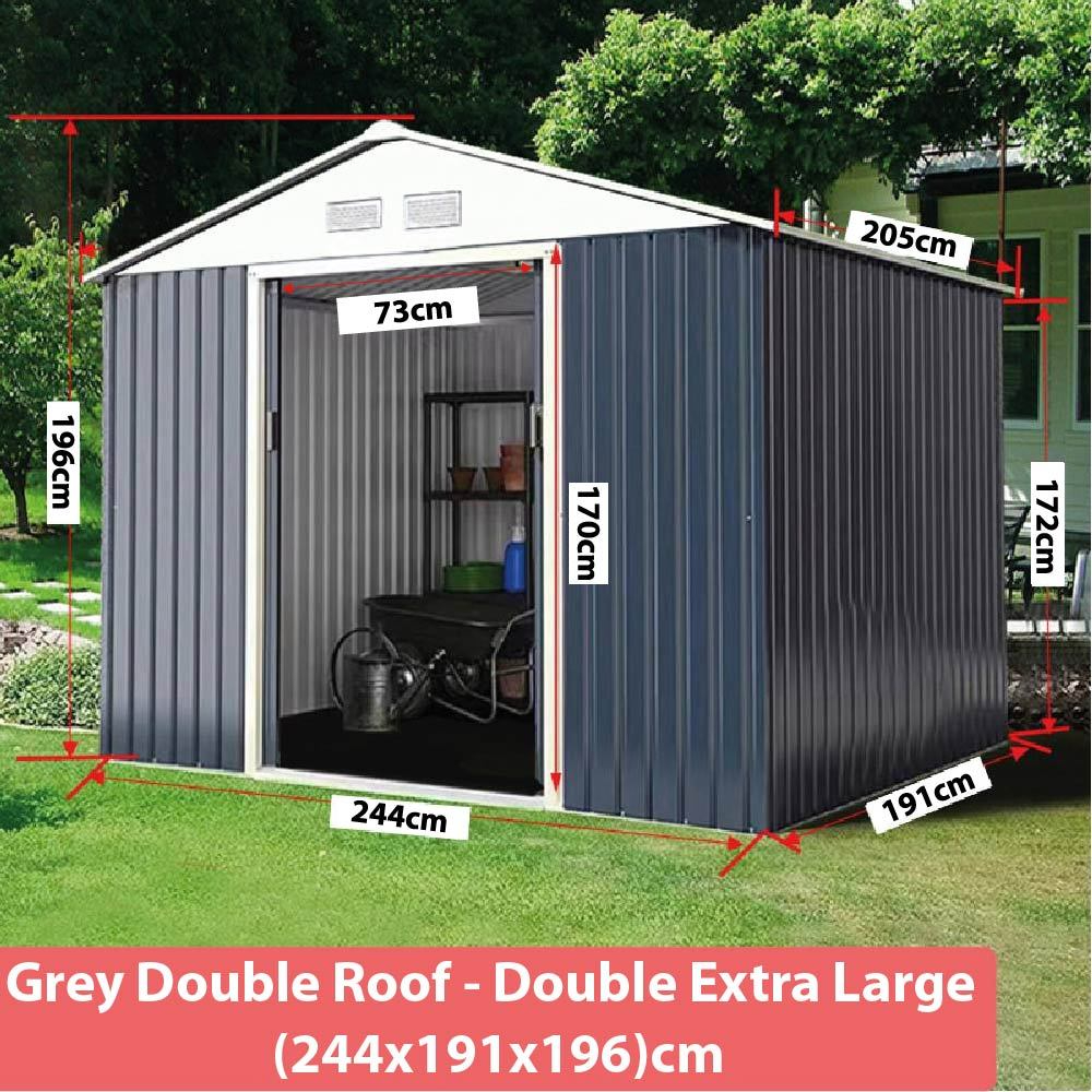 Backyard Storage Outdoor Metal Shed Garden Storage large setor laman