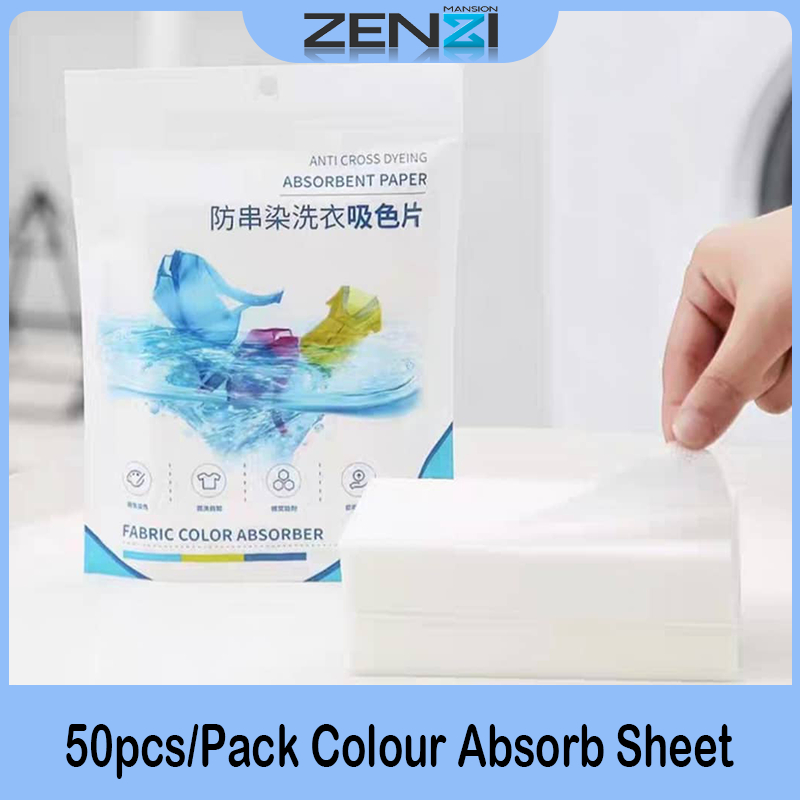 50pcs Washing Machine Use Mixed Dyeing Proof Color Absorption Sheet