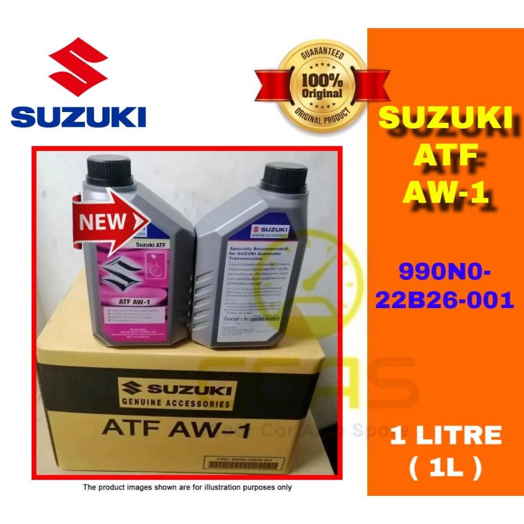100% ORIGINAL Suzuki ATF AW1 1L- Swift 1.4 Proton Ertiga Auto ...
