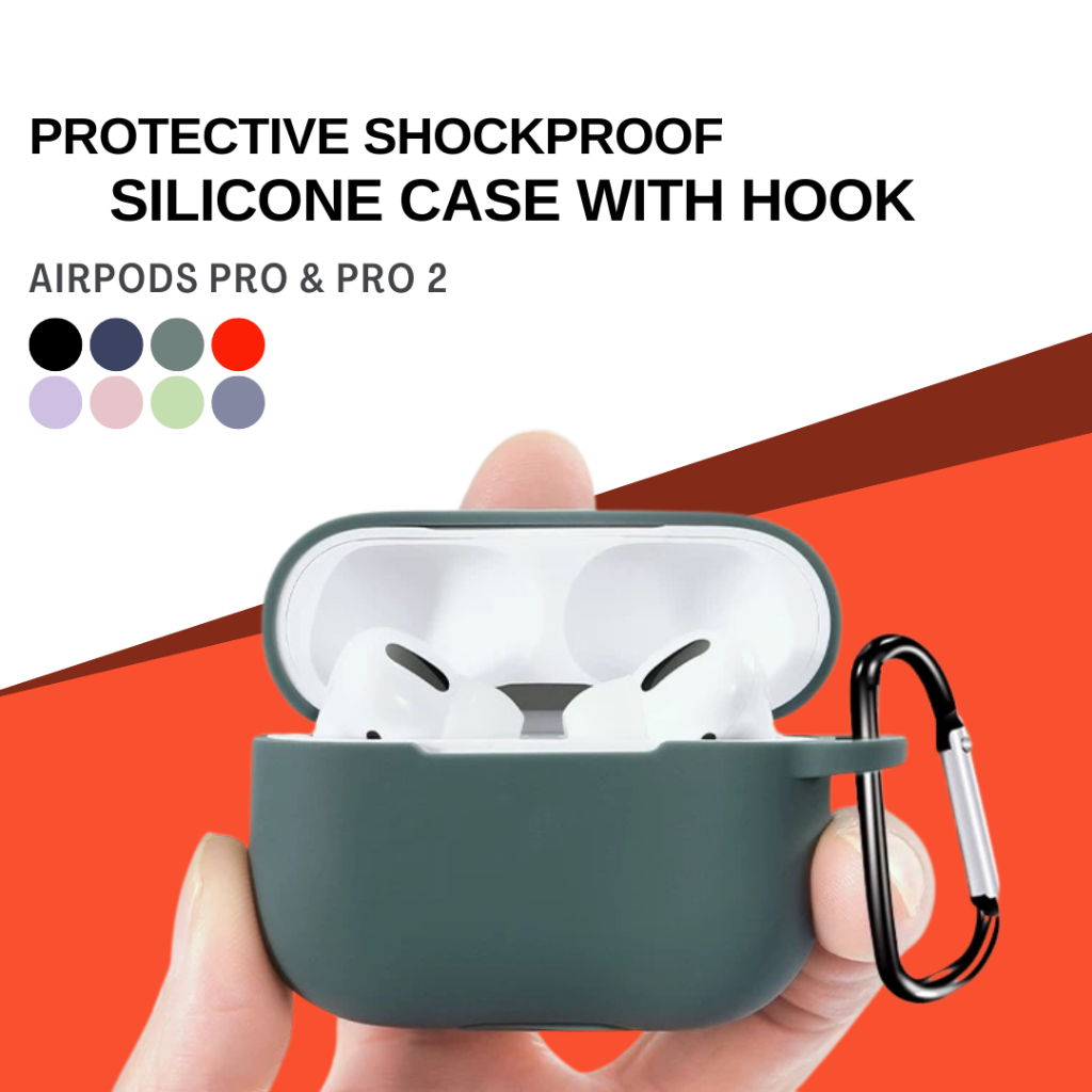 Airpods Pro Case & Pro 2 Earphone Case Silicone Shock Proof Protective