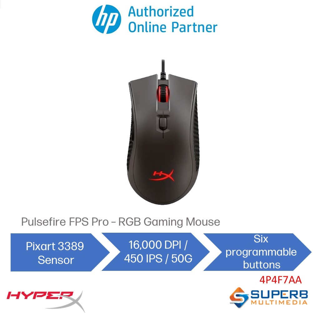 Hyperx pulsefire fps online sensor