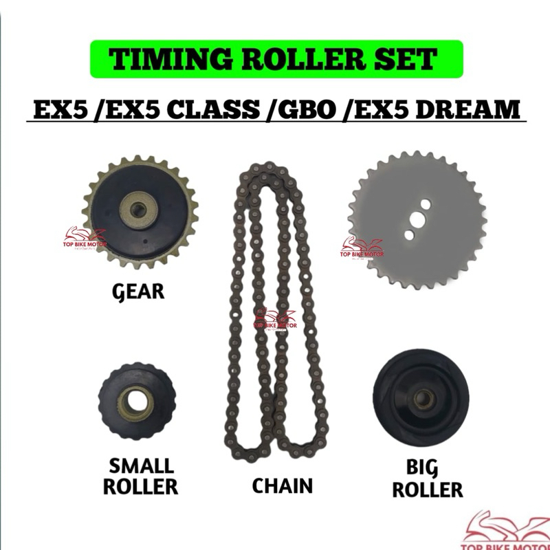 TIMING CHAIN COMPLETE SET HONDA EX5/ EX5 CLASS/ GBO/ EX5 DREAM TIMING