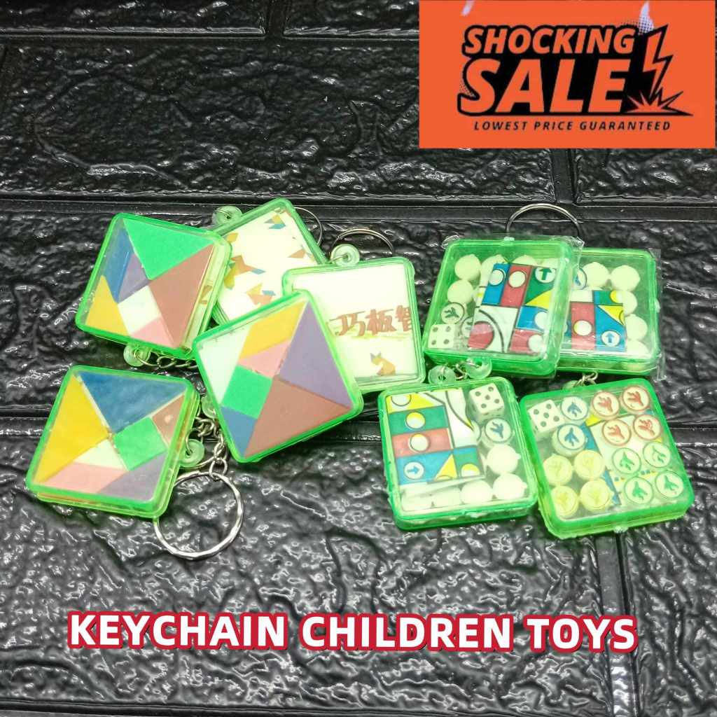 ⚡️SHOCKING SALE⚡️KEYCHAIN CHILDREN TOYS / KAPAL TERBANG CHESS / TANGRAM ...