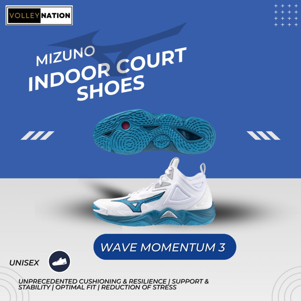 Wave Momentum 3 Mid Unisex Shoes - Volleyball Town