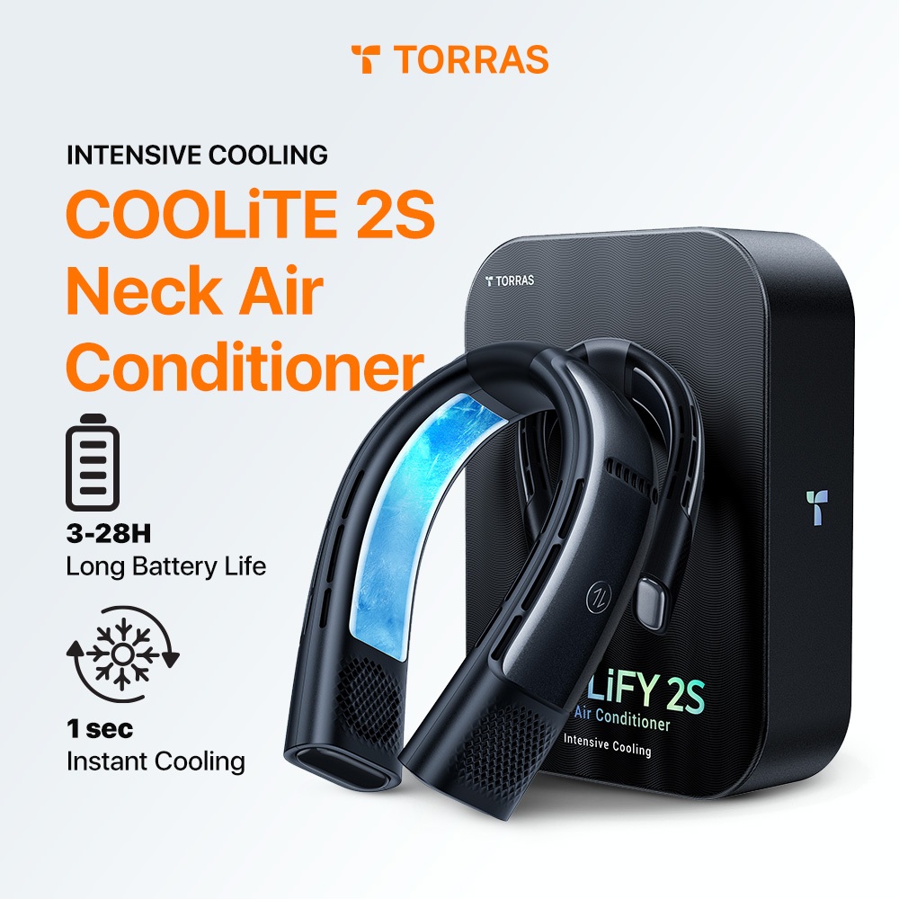 TORRAS COOLIFY 2S Neck Air Conditioner Portable Personal Cooler and ...